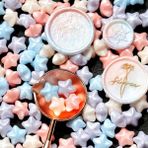 Mingjing Shop3 07XINGXINGBINGQILIN Tarzı Macaron Renk Güzel Yıldız Şekli Ateş Boya Balmumu Taneleri El Kitabı Zarf Düğün Davetiyesi Dekorasyon (Yurt Dışından) - Mum Yapımı - Beyaz