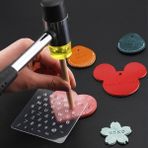 Mingjing Shop3 2 Adet Deri Mektup Damga Seti Şeffaf Alfabe Numaraları Damgalama Yumruk Deri Araçları Dıy El Sanatları El Yapımı Stamper (Yurt Dışından) - Deri Zanaat
