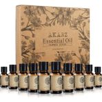 Mingjing Shop3 Akarz Çiçek Serisi 10 Takım Lavanta Yasemin Gül Ylang Neroli Frangipani Lotus Osmanthus Menekşe Esansiyel Yağı Mum Sabun Kokuları (Yurt Dışından) - Mum Yapımı - Beyaz