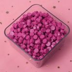 Mingjing Shop3 Baoshihong Tarzı Ateş Boya Mühür Balmumu Tane Inci Ateş Boya Davetiye Mührü Polarize Şekilli Balmumu Tahıl Göz Kamaştırıcı Renk Balmumu Tahıl (Yurt Dışından) - Mum Yapımı - Beyaz