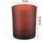 Mingjing Shop3 C Tarzı Diy Mum Boş Bardak Kapaksız Yaratıcı Renkli Şişe Cam Kavanoz El Yapımı Tatlı Kokulu Mumlar Cam Boş Kavanoz (Yurt Dışından) - 1 - mum yapımı