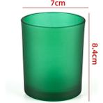 Mingjing Shop3 G Tarzı Diy Mum Boş Bardak Kapaksız Yaratıcı Renkli Şişe Cam Kavanoz El Yapımı Tatlı Kokulu Mumlar Cam Boş Kavanoz (Yurt Dışından) - 1 - mum yapımı