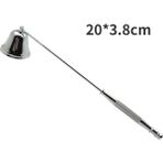 Mingjing Shop3 Gümüş Tarzı Yüksek Li Çan Şeklindeki Mum Söndürücü Mum Fitil Kapağı Anti-Duman ve Koku Mum Yapımı Kiti Aksesuarları Ev Dıy Hediyeler (Yurt Dışından)