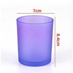 Mingjing Shop3 H Tarzı Diy Mum Boş Bardak Kapaksız Yaratıcı Renkli Şişe Cam Kavanoz El Yapımı Tatlı Kokulu Mumlar Cam Boş Kavanoz (Yurt Dışından) - 1 - mum yapımı