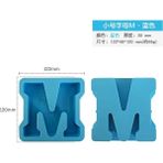Mingjing Shop3 M Tarzı 3D Harfler Silikon Kalıp Dıy Alfabe Mumlar Kalıpları Kil Alçı Zanaat Reçine Kalıp Anahtarlık Takı Yapımı Malzemeleri Aksesuarları (Yurt Dışından) - 1 - mum yapımı