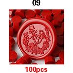 Mingjing Shop3 No.9 Stili Retro Sızdırmazlık Mühür Mumu Damga Balmumu Boncuk Karalama Defteri Malzeme Düğün Doğum Günü Partisi Davetiyesi Balmumu Dıy Kaynağı Ceralacca (Yurt Dışından)