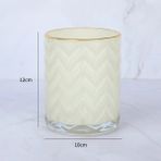 Mingjing Shop3 WS4334-H5 Tarzı Mum Kavanozları Renkli Aromaterapi Mum Dıy Yapılmış Mum Cam Mumluk Boş Bardak Diy Mum Yapımı Kiti M (Yurt Dışından)