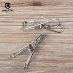 Mingjing Shop3 Wuta Sıcak Paslanmaz Çelik Metal Bahar Klipler Deri El Sanatları Araçları Gümüş Bilet Klip Elbise Asılı Mandal Klipler Kelepçeleri (Yurt Dışından) - Deri Zanaat