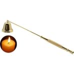 Mingjinshop3 Altın Tarzı Mum Sniffer Mum Söndürücü Çan Şeklinde Metal Mum Fitil Kapağı Anti-Duman Dıy Kokulu Mum Yapma Aracı Aksesuarları (Yurt Dışından)