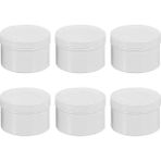 Mingjinshop3 Beyaz Stil Mum Teneke Kavanoz Kavanoz Teneke Konteyner Kapları Boş Diy Metal Çay Krem Kapaklı Kurabiye 4 Oz Şeker Alüminyum Yeniden Kullanılabilir Yapımı Can (Yurt Dışından)