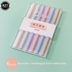 Mingjinshop3 D Stili Et Çift Uçlu Fosforlu Kalemler Kawaii Şeker Renk Manga Işaretleyiciler Mildliner Pastel Fosforlu Kalem Seti Öğrenci Çocuk Kırtasiye (Yurt Dışından) - Renkli