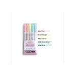Mingjinshop3 Floresan5 Adet Tarzı Et Japon Zebra Hafif Astar Çift Başlı Fosforlu Kalem Çizim Işaretleme Kalemleri Zebra Mildliner Karalama Kırtasiye (Yurt Dışından)
