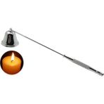 Mingjinshop3 Gümüş Tarzı Mum Sniffer Mum Söndürücü Çan Şeklinde Metal Mum Fitil Kapağı Anti-Duman Dıy Kokulu Mum Yapma Aracı Aksesuarları (Yurt Dışından)