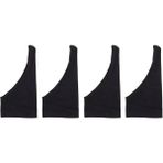 Mingjinshop3 M Beden 4 Adet Siyah Tek Parmak Kirlenme Önleyici Eldiven, Hem Sağ Hem De Sol El Sanatçısı Için Herhangi Bir Gra Çizim Tableti Için Çizim (Yurt Dışından) - 1 - boyama eldivenleri