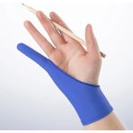 Mingjinshop3 Mavi-M-Tek Katman Herhangi Bir Gra Çizim Tableti Için Sanatçı Çizim Eldiveni Siyah 2 Parmak Kirlenme Önleyici, Hem Sağ Hem De Sol El Için Siyah Ücretsiz Boyut (Yurt Dışından) - 1 - boyama eldivenleri