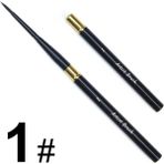 Mingjinshop3 Naylon 1 Tarzı Suluboya Fırça Seti Samur Hayvan Saç Yuvarlak Sivri Başlangıç öğrenci Boyama Cep Seyahat Fırçası (Yurt Dışından) - yağlı boya fırçası