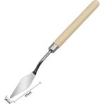 Mingjinshop3 No.3 Tarzı Alette Bıçak Yağlıboya Bıçağı Paslanmaz Çelik Ahşap Saplı Boyama Guaj Boya Kazıyıcı Öğrenci Sanat Malzemeleri (Yurt Dışından)
