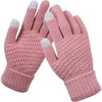 Mingjinshop3 Turuncu Tarzı Tek Boyut 1 Pair Erkekler Kış Sıcak Örme Eldiven Esnek Tam Parmak Eldiven Akıllı Telefon Tablet Için Kalınlaşmak Yün Kaşmir Eldiven (Yurt Dışından) - Renkli