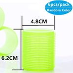 Mingming Shop 4.8cm x 6pcs Tarzı Saç Silindirleri Kendinden Tutuşlu Saç Bukle Maşaları Tembel Bigudi Ipek Kıvırma Kurdelesi Saç Silindiri Isısız Kıvırma Çubuğu Kafa Bandı Saç Şekillendirme Araçları (Yurt Dışından)