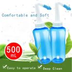 Mingming Shop 500ML Stili 1 Takım Neti Pot 500 ml Yetişkinler Çocuk Burun Irrigator Yıkama Temizleyici Burun Çocuk Yetişkin Alerjik Rinit Önlemek Neti Pot (Yurt Dışından)