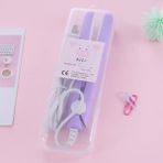 Mingming Shop Mor Kutu Tarzı Saç Demir Yüksek Li Düzleştirici Doğrultma Sıcak Tarak Mini Profesyonel Saç Düzleştirici ve Bukle Makinesi Şekillendirici Araçları (Yurt Dışından) - Renkli