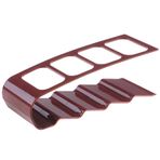 MINGZHE 4 Bölmeli Uzaktan Kumanda Tutucu Uzaktan Kumanda Tutucu, Komidin TV Uzaktan Kumanda Caddy, Medya Aksesuarları için Kolayca Erişilebilir TV Uzaktan Kumanda Caddy(Kahverengi)