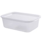 MINGZHE 850ml Kaplar Basitçe Saklayın Gıda Saklama Kabı Kapaklı Dikdörtgen Gıda Sızdırmazlık Kutusu Buzdolabı için Gıda Saklama Kabı Mikrodalga Fırın