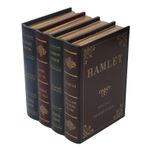 MINGZHE Kitap Biblo, Vintage Tasarım Dokulu Kaplamalı Altın Gölge Depolama Fonksiyonu Yoğunluk Kurulu Ev için Dekoratif Kitap Dekorasyonu, Kiler ve Tezgah Depolama, Mutfak için(Small)