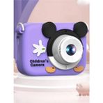 Mini 1080P Hd Çocuk Kamera Dijital Fotoğraf Makinesi 2.0 Inç Ekran 5 Adet Oyun Mor - Lisinya - 001-Renkli