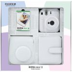 Mini 12 Fotoğraf Makinesi 10'lu Film Kare Albüm ve Deri Kılıf Bundle Box (Beyaz) - Option-1 - 0 - Siyah - 1 Adet