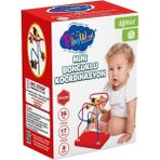 Mini Ahşap Boncuk Koordinasyon Oyunu, Eğlenceli ve Öğretici Oyun Seti - Seçenek 1 - Ahşap Bej - Siyah