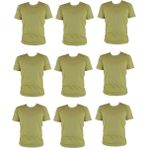 Mini Askeri Malzeme ve Tactical Askeri Fanila 9'lu Set Yarım Kol - Haki Nano - 2XL