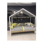 Mini Baby 3'lü Örgülü Sarı Montessori Bebek Çocuk Uyku Seti 90x190 MBUMTSS01