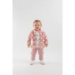 Mini Baray Kız Bebek Peluş Kaban Takım - 18 Ay - Pembe