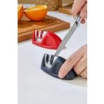 Mini Bıçak Bileyici Taşınabilir Plastik Alet Hızlı Bileme Manuel Bıçak Bileyici Kamp, Açık Hava Etkinlikleri ve Mutfak Gereçleri İçin İdeal