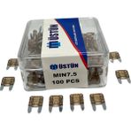 Mini Bıçak Sigorta 7.5 Amper 100 Adet Mini Boy Oto Sigorta 7.5A