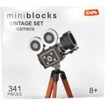 Mini Blok Vintage Kamera Yapım Seti 341 Parça