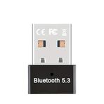 Mini Bluetooth 5.3 Adaptör - Yüksek Hızlı Kesintisiz Bağlantı USB Dongle Zr770