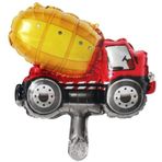 Mini Boy Beton Mikseri Folyo Balon 16 İnç İnşaat Temalı Parti Malzemesi