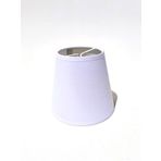 Mini Boy Maşalı Avize Abajur Başlığı Mum ampul üstüne takılır 14cm (Beyaz)