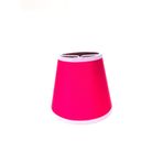 Mini Boy Maşalı Avize Abajur Başlığı Mum ampul üstüne takılır 14cm (Fuşya)
