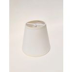 Mini Boy Maşalı Avize Abajur Başlığı Mum ampul üstüne takılır 14cm (Krem)