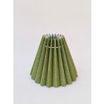 Mini Boy Maşalı Avize Abajur Başlığı Mum ampul üstüne takılır 14cm (Siyah) (Yeşil)