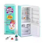 Mini Brands Mini Buzdolabı Seti – Işıklı Mini Fridge + Mini Yiyecek Aksesuarları Oyuncak GVN-CRN-MNB10000