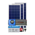 Mini Buzdolabı Paketi (Paket 3) 1200W İnverter 3X250wp Half Cut Perc Mono Panel 2X100ah Jel Akü