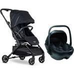 Mını By Easywalker Buggy Turn² Travel Sistem Bebek Arabası Oxford Black - Merkürbebe Guardix Anne Kucağı Siyah