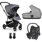 MINI by Easywalker Çift Yönlü Portbebeli Bebek Arabası Üçlü Set - Gri