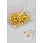Mini Çatal Iğne 150 Adet 2 cm Çengelli Gold Renk Iğne