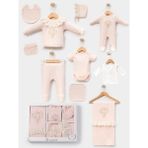 Mini Cayzen Kız Bebek 0-3 Ay Çiçek Buketi Hastane Çıkışı - Pembe - 0 - 3 Ay