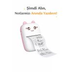 Mini Cep Tipi Termal Yazıcı Taşınabilir Fotoğraf Ve Not Yazıcı Mürekkepsiz Teknoloji